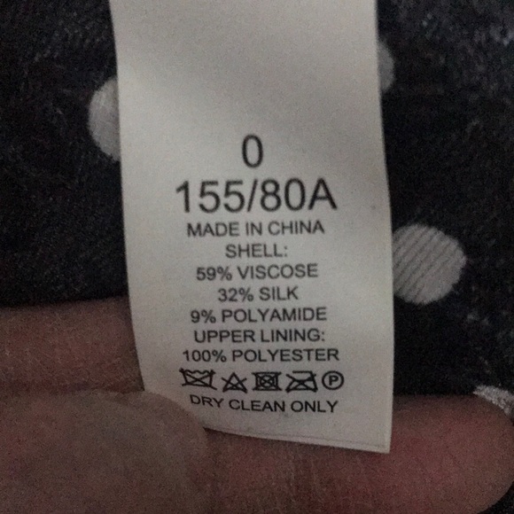 Kate Spade Harmony Dot Cloque Top 0 NWOT - Picture 8 of 8